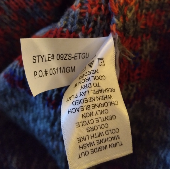 Trucloth Boho Open front Shawl collar cardigan, size XL - Picture 8 of 8